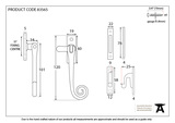 83565 - Aged Brass Monkeytail Fastener FTA Image 6 Thumbnail