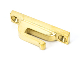 83687 - Polished Brass Hook Plate - FTA Image 1 Thumbnail