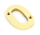83710 - Polished Brass Numeral 0 - FTA Image 1 Thumbnail
