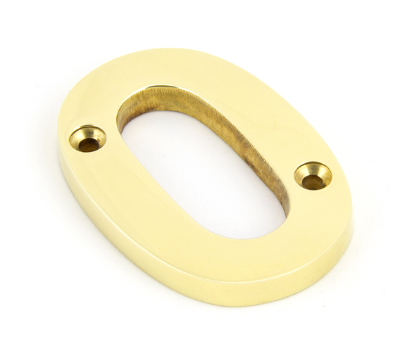 83710 - Polished Brass Numeral 0 - FTA Image 1