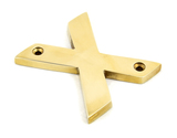 Polished Brass Letter X Image 1 Thumbnail
