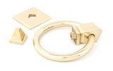 83836 - Polished Brass Ring Door Knocker - FTA Image 2 Thumbnail