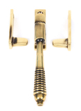 83911 - Aged Brass Night-Vent Locking Reeded Fastener FTA Image 3 Thumbnail