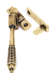 83911 - Aged Brass Night-Vent Locking Reeded Fastener FTA Image 1 Thumbnail