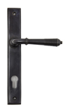 83952 - Aged Bronze Reeded Slimline Lever Espag. Lock Set – FTA Image 1 Thumbnail