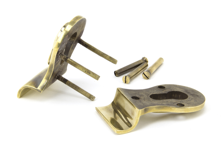 90065 - Aged Brass 50mm Euro Door Pull (Back to Back fixings) FTA Image 3