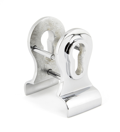 Polished Chrome 50mm Euro Door Pull (Back to Back fixings) Image 1