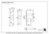 90137 - SS 2½'' 5 Lever BS Deadlock - FTA Image 2 Thumbnail
