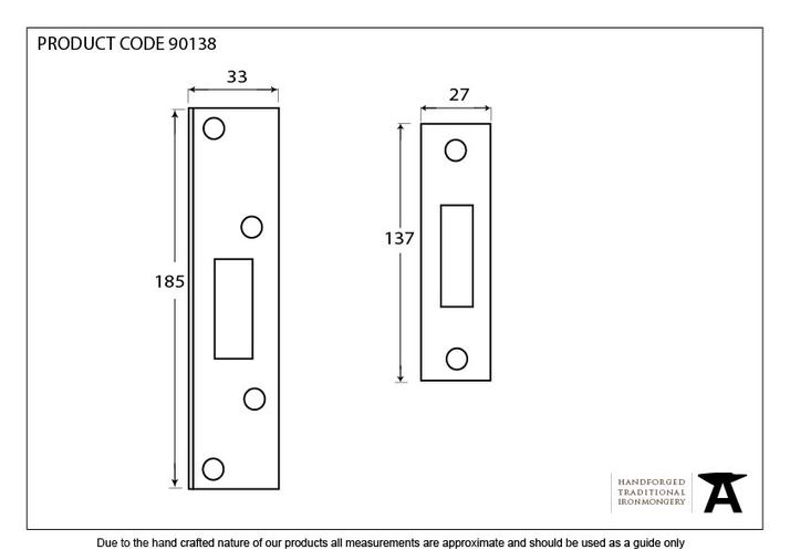 90138 - SS ½'' Rebate Kit for Deadlock - FTA Image 2