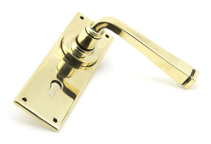 90358 - Aged Brass Avon Lever Lock Set FTA Image 2