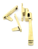 90411 - Aged Brass Night-Vent Locking Avon Fastener FTA Image 2 Thumbnail