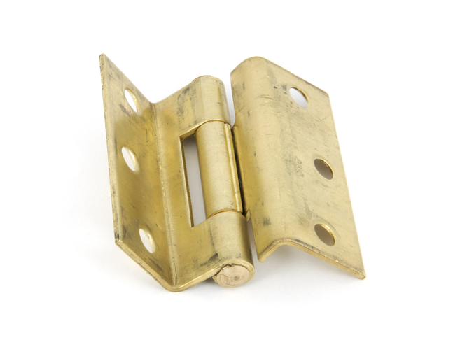 91044 - Self Coloured Brass 2½'' (pair) Stormproof Hinge 1951 - FTA Image 1