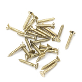 91260 - Polished Brass SS 4x¾'' Countersunk Screws (25) - FTA Image 1 Thumbnail