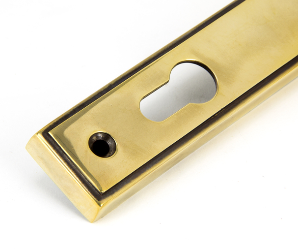 91413 - Aged Brass Newbury Slimline Lever Espag. Lock Set FTA Image 6