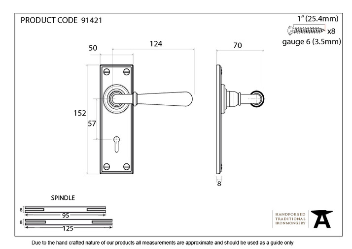 91421 - Polished Chrome Newbury Lever Lock Set - FTA Image 3