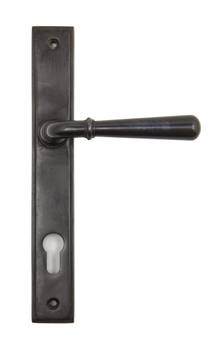 91434 - Aged Bronze Newbury Slimline Lever Espag. Lock Set - FTA Image 1