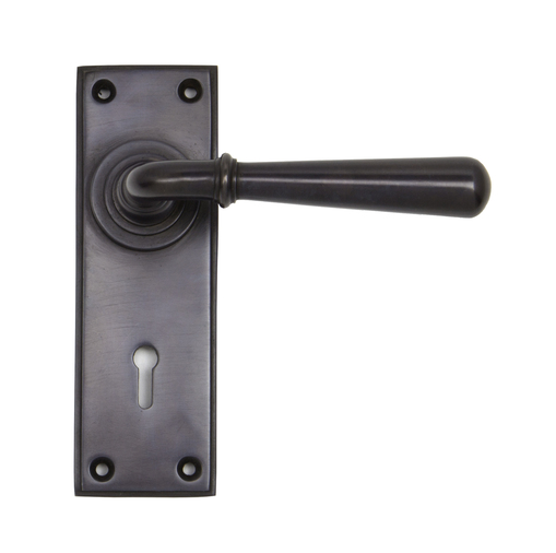 91435 - Aged Bronze Newbury Lever Lock Set - FTA Image 1