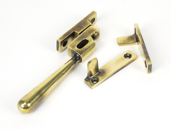 91442 - Aged Brass Night-Vent Locking Newbury Fastener FTA Image 2