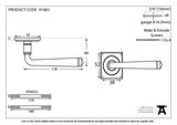 91483 - External Beeswax Avon Lever on Rose Set Sprung - FTA Image 6 Thumbnail