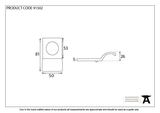 91502 - External Beeswax Rim Cylinder Pull - FTA Image 3 Thumbnail