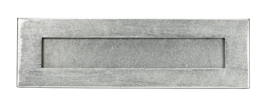 91527 - Pewter Traditional Letterbox - FTA Image 5