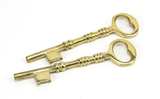 91528 - Aged Brass Davenport Rim Lock FTA Image 4 Thumbnail