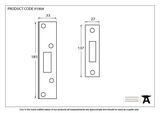 91904 - Electro Brassed ½'' Rebate Kit for Deadlock - FTA Image 2 Thumbnail