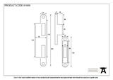 91909 - Bright Zinc Plated Espag Keep Set - 44mm Door - FTA Image 2 Thumbnail