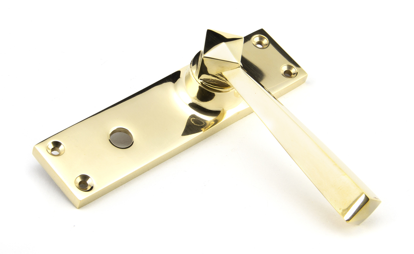 91971 - Polished Brass Straight Lever Bathroom Set - FTA Image 3