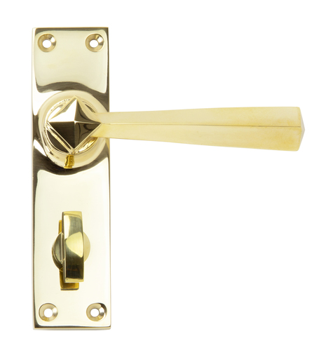 91971 - Polished Brass Straight Lever Bathroom Set - FTA Image 1
