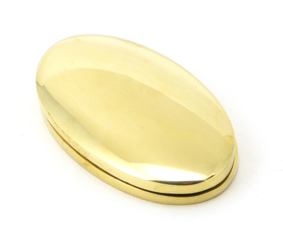 91987 - Polished Brass Oval Escutcheon & Cover - FTA Image 1