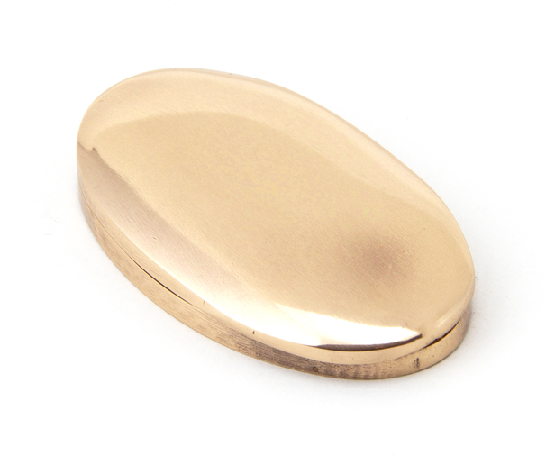 91992 - Polished Bronze Oval Escutcheon & Cover - FTA Image 1