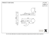 92042 - Aged Brass Prestbury Sash Hook Fastener FTA Image 2 Thumbnail