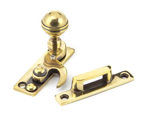 92042 - Aged Brass Prestbury Sash Hook Fastener FTA Image 1