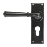 92060 - Black Regency Lever Euro Lock Set - FTA Image 1 Thumbnail