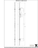 92147 - BZP Winkhaus 1.77m Heritage Thunderbolt Espag Lock 45mmBS - FTA Image 3 Thumbnail