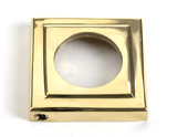 45662 - Aged Brass Brompton Lever on Rose Set (Square) FTA Image 3 Thumbnail