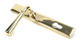 46529 - Polished Brass Newbury Slimline Lever Espag. Lock Set - FTA Image 3 Thumbnail