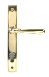 46529 - Polished Brass Newbury Slimline Lever Espag. Lock Set - FTA Image 1 Thumbnail