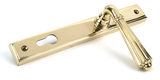 46547 - Polished Brass Hinton Slimline Lever Espag. Lock Set - FTA Image 2 Thumbnail
