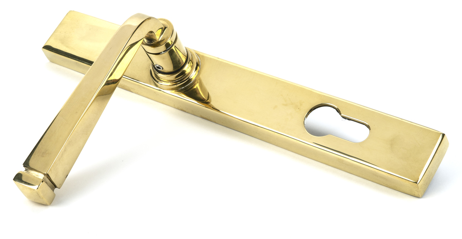 46548 - Polished Brass Avon Slimline Lever Espag. Lock Set - FTA Image 3