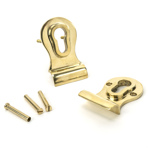 46550 - Polished Brass 50mm Euro Door Pull (Back to Back fixings) - FTA Image 2