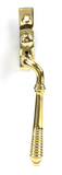 46710 - Polished Brass Reeded Espag - LH - FTA Image 1 Thumbnail