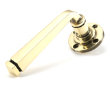 49945 - Aged Brass Avon Round Lever on Rose Set (Plain) - Unsprung FTA Image 2 Thumbnail