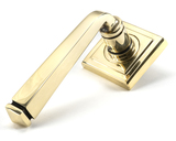 49948 - Aged Brass Avon Round Lever on Rose Set (Square) - Unsprung FTA Image 1 Thumbnail