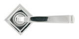 49952 - Polished Chrome Avon Round Lever on Rose Set (Square) - Unsprung - FTA Image 2 Thumbnail
