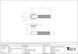 49993 - Aged Brass Brompton Lever on Rose Set (Plain) - Unsprung FTA Image 3 Thumbnail