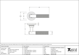 49998 - Polished Chrome Brompton Lever on Rose Set (Art Deco) - Unsprung - FTA Image 3 Thumbnail