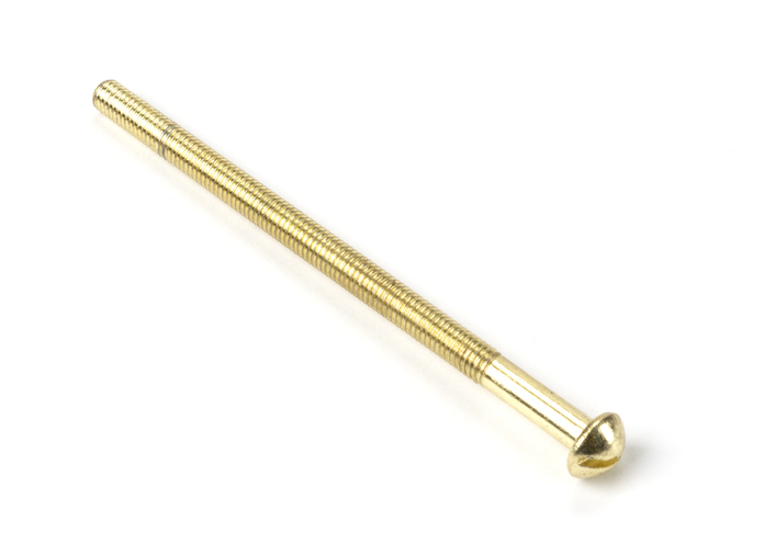 91270 - Polished Brass M5 x 90mm Male Bolt (1) - FTA Image 1