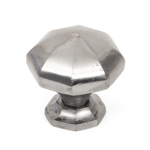 33367 - From The Anvil Natural Smooth Octagonal Cabinet Knob - Large - FTA Image 1